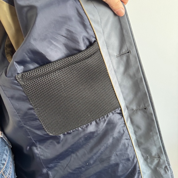 Matinique - Grey/Blue  Miles Mac Jacket Mens  3/4 Length Coat - Picture 7 of 11